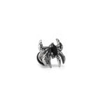 3D Black CZ Spider Stainless Steel Ear Studs - 3D Black CZ Spider Stainless Steel Ear Studs - Single by CRUXJEWELRY