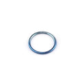 20G Thin Classic Titanium segment Hoop - 20G Thin Classic Titanium segment Hoop - Blue-White Gradient / 6mm by CRUXJEWELRY