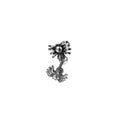 3D Spider Stainless Steel Ear Studs - 3D Spider Stainless Steel Ear Studs - Single by CRUXJEWELRY