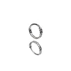 Openwork Heart Stainless Steel Earrings - Openwork Heart Stainless Steel Earrings - Single / 8mm by CRUXJEWELRY