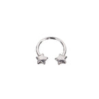 Star & Heart Horseshoe Septum Ring - Star & Heart Horseshoe Septum Ring - Star / 8 mm by CRUXJEWELRY