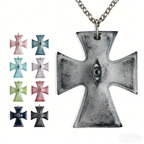 Cthulhu-Auge – Halskette mit blutiger Doppelpupille