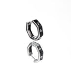 Oil Slick Cross Stainless Steel Earrings - Oil Slick Cross Stainless Steel Earrings - Single by CRUXJEWELRY