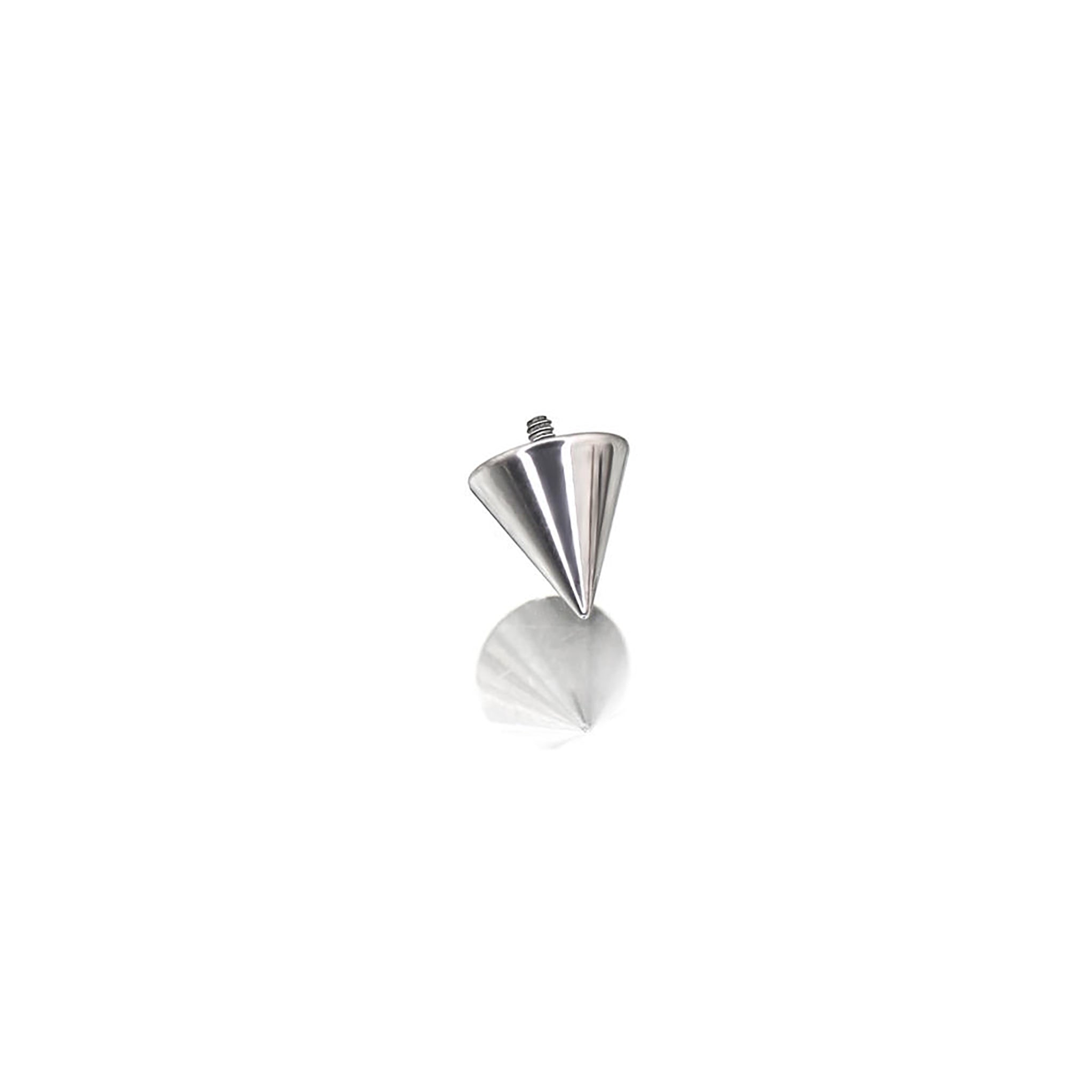 Titanium Internally Threaded Spike Ends Accessories - Titanium Internally Threaded Spike Ends Accessories - 3*3mm by CRUXJEWELRY