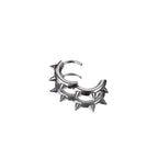 Six Small Spike Stainless Steel Earrings - Six Small Spike Stainless Steel Earrings - Single by CRUXJEWELRY