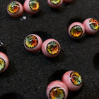 Cthulhu Eye - Demon Slayer Upper Rank Two- Dōma Ear/Lip/Tongue Studs - Cthulhu Eye - Demon Slayer Upper Rank Two- Dōma Ear/Lip/Tongue Studs - Upper Rank ( 1PCS x 上弦 ) / Flat-Back / 4mm by CRUXJEWELRY