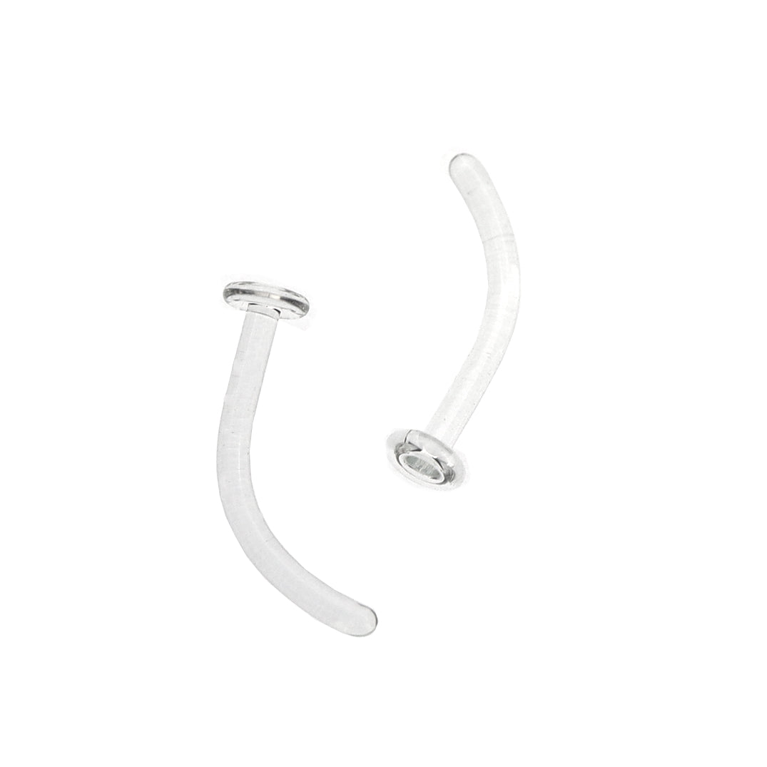 6PCS L-shaped 16G Glass Needle Invisible Rod Puncture Nail Set - 6PCS L-shaped 16G Glass Needle Invisible Rod Puncture Nail Set - 14G SET by CRUXJEWELRY