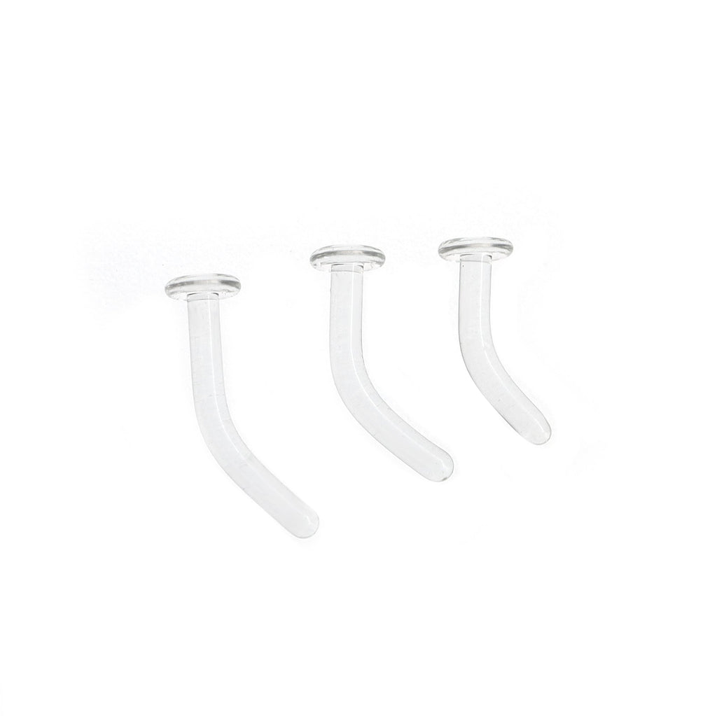 6PCS L-shaped 16G Glass Needle Invisible Rod Puncture Nail Set - 6PCS L-shaped 16G Glass Needle Invisible Rod Puncture Nail Set - 14G SET by CRUXJEWELRY