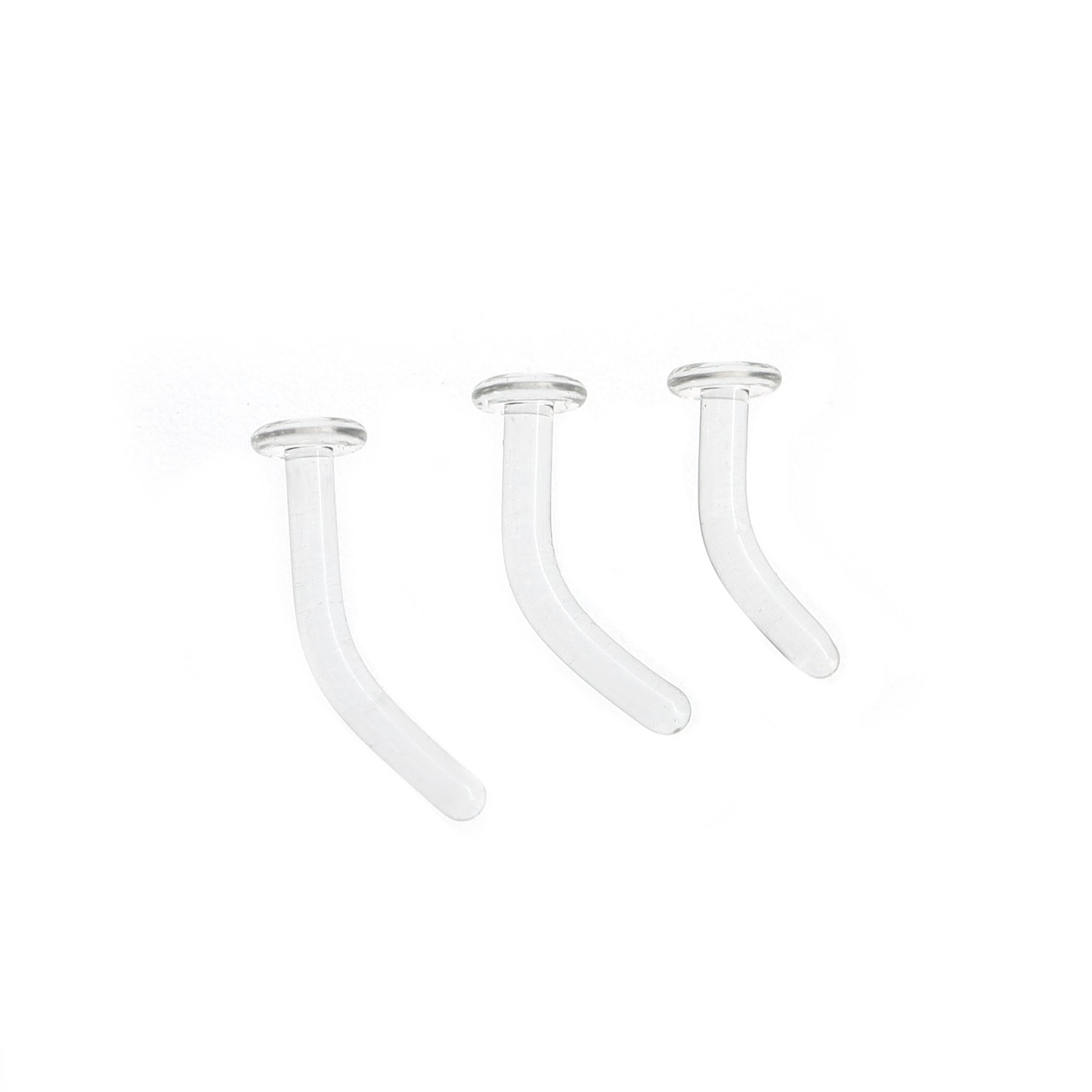 6PCS L-shaped 16G Glass Needle Invisible Rod Puncture Nail Set - 6PCS L-shaped 16G Glass Needle Invisible Rod Puncture Nail Set - 14G SET by CRUXJEWELRY