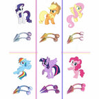 MLP Titanium Inner Thread Zirconia Stud - Eyebrow & Rook & Ear - MLP Titanium Inner Thread Zirconia Stud - Eyebrow & Rook & Ear - Rarity / 6mm by CRUXJEWELRY