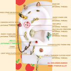 MLP Series Ear Accessories Set Curation - MLP Series Ear Accessories Set Curation - Rainbow Dash by CRUXJEWELRY