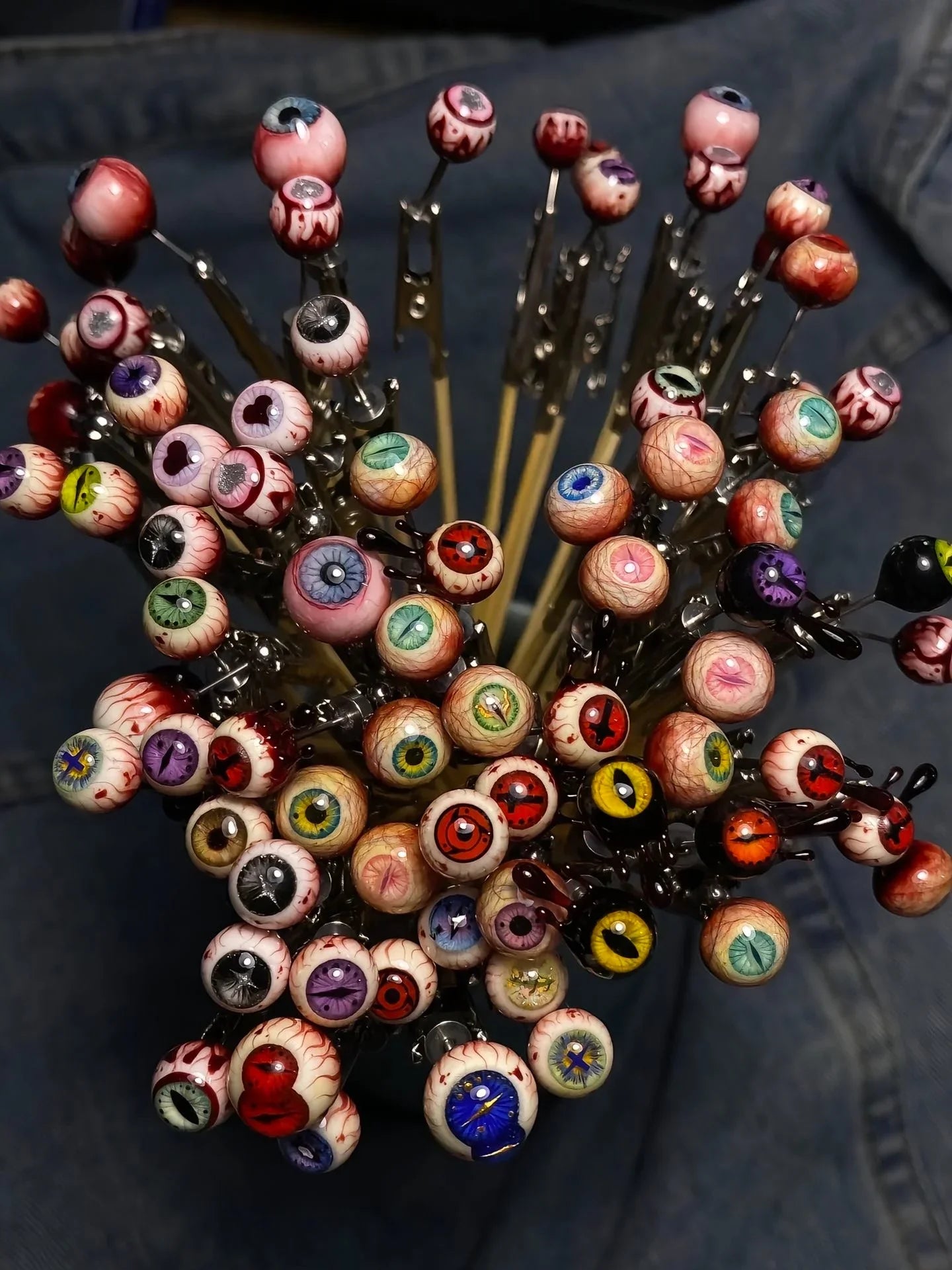 Cthulhu Eye Titanium Ear Studs - Mystery Box Collection - Cthulhu Eye Titanium Ear Studs - Mystery Box Collection - 1 PCS / Default - 6mm by CRUXJEWELRY