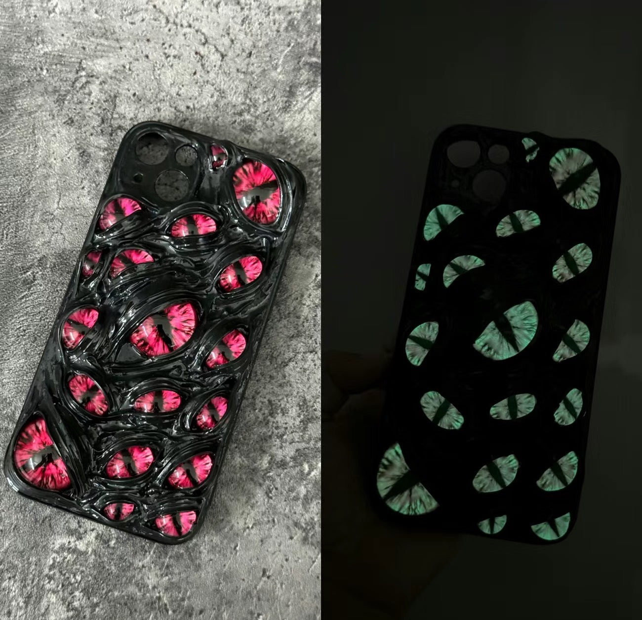 Eldritch Skin: The Watcher - 3D Cthulhu Eyeball Case(6 Glow Styles)