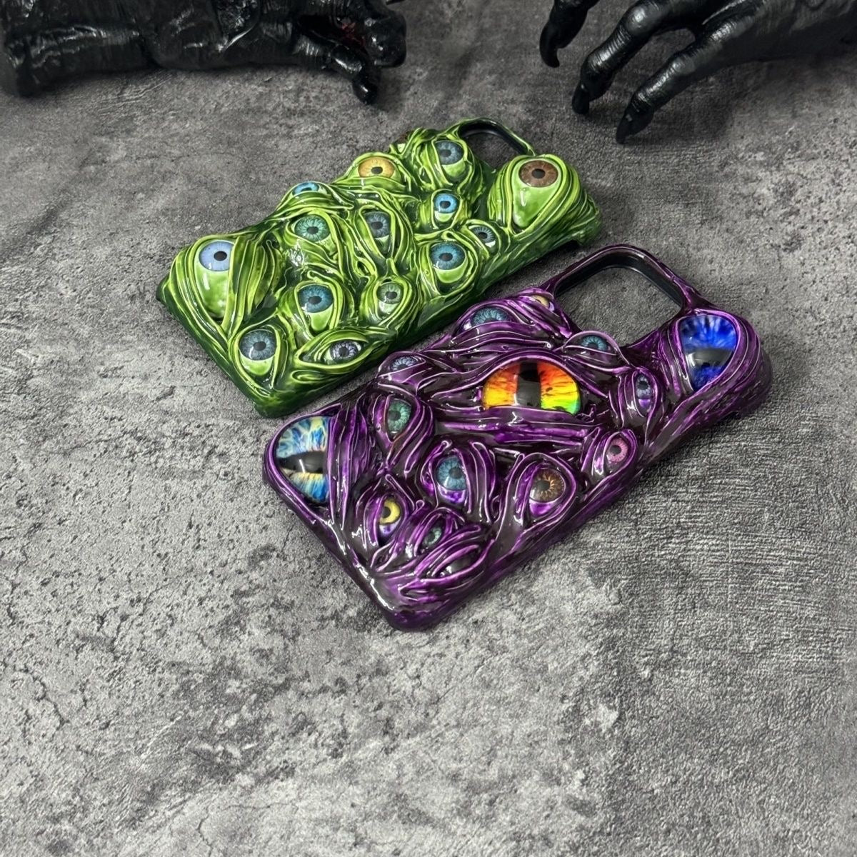 "Thousand Eyes" Cthulhu Monster 3D Phone Case | Textured Creepy Cute Cover