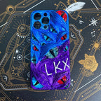 "Graffiti Beast" Custom Name 3D Phone Case | Personalized Hand-Painted Text & Monster Eyes