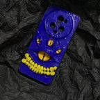 "Crimson Devourer" Glow in the Dark 3D Phone Case | Big Mouth Monster Cyclops Eye & Teeth Art