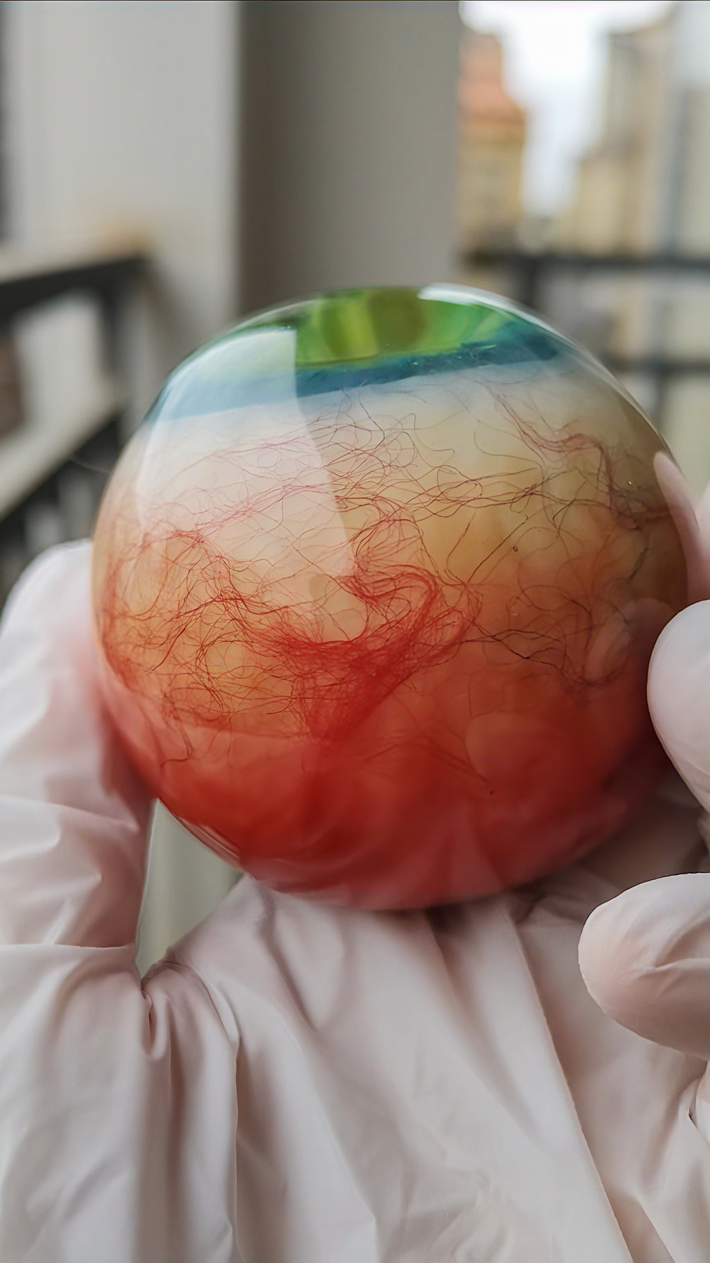 Hyper-Realistic Monster Eye Decor | 60mm Cthulhu Gothic Eyeball Ornament | Macabre Art Collectible