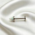 Spike Opal Gewindeloser Titan-Nasenstecker 