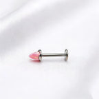 Spike Opal Gewindeloser Titan-Nasenstecker 