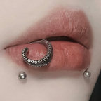 Gothic Octopus Tentacle Punk Lip Stud
