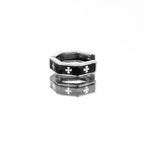 Oil Slick Cross Stainless Steel Earrings - Oil Slick Cross Stainless Steel Earrings - Single by CRUXJEWELRY