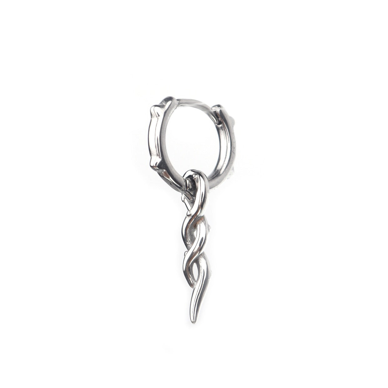 Companion Twisted Stainless Steel Earrings - Companion Twisted Stainless Steel Earrings - Single by CRUXJEWELRY