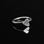 Broken Heart Stainless Steel Segment Hoop - Broken Heart Stainless Steel Segment Hoop - 8mm by CRUXJEWELRY