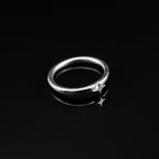 Micro Square Star Clicker Lip Ring - Micro Square Star Clicker Lip Ring - 8mm by CRUXJEWELRY