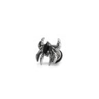 3D Black CZ Spider Stainless Steel Ear Studs - 3D Black CZ Spider Stainless Steel Ear Studs - Single by CRUXJEWELRY