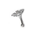 Bat CZ Externally Threaded Stainless Steel EyeBrow Studs - Bat CZ Externally Threaded Stainless Steel EyeBrow Studs - Default Title by CRUXJEWELRY