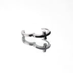 One-Piece Cross Stainless Steel Earrings - One-Piece Cross Stainless Steel Earrings - Single by CRUXJEWELRY