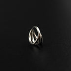 Triple Layer Hinged Segment Cartilage Ring - Triple Layer Hinged Segment Cartilage Ring - Default Title by CRUXJEWELRY
