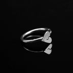 Broken Heart Stainless Steel Segment Hoop - Broken Heart Stainless Steel Segment Hoop - 8mm by CRUXJEWELRY