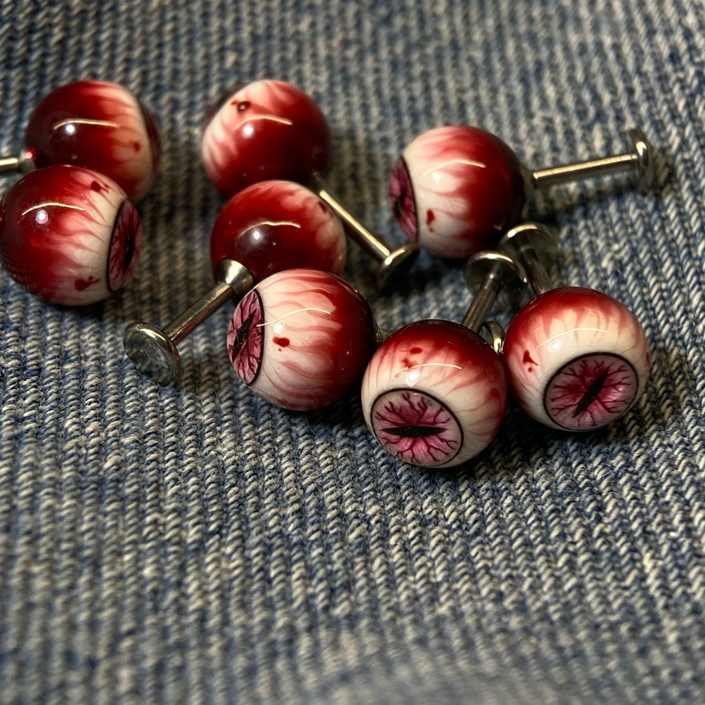 Cthulhu Eye - Demon Slayer | Kamado Nezuko |  Ear/Tongue/Lip Studs