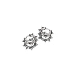 Six Small Spike Stainless Steel Earrings - Six Small Spike Stainless Steel Earrings - Single by CRUXJEWELRY