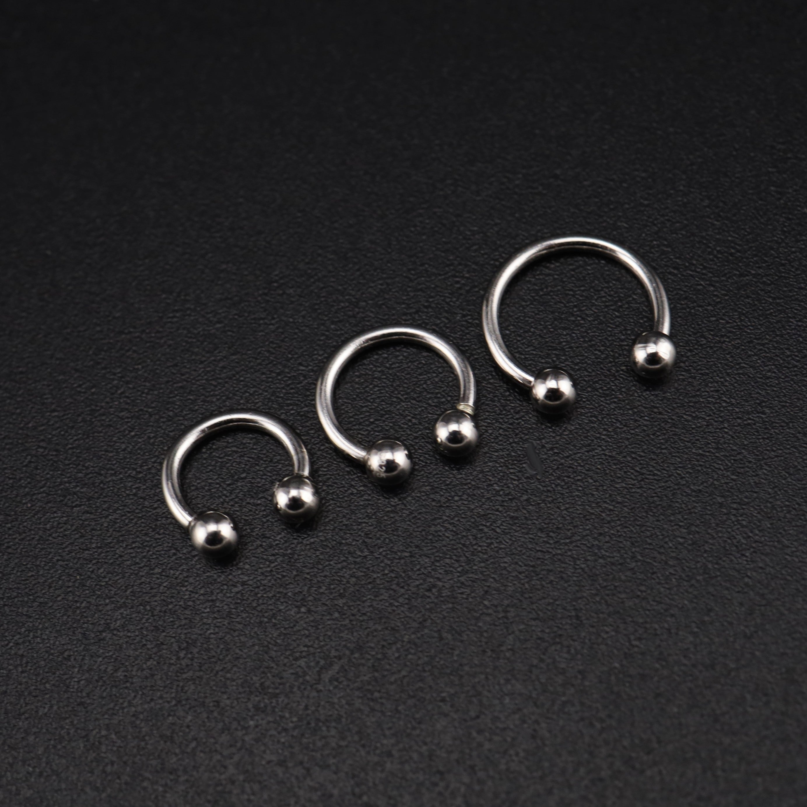 Classic S925 Sterling Silver Horseshoe Rings - Classic S925 Sterling Silver Horseshoe Rings - 6 mm by CRUXJEWELRY