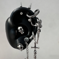 The "Dark Necromancer" Gothic Ear Stack Set - Skulls, Crosses & Tentacle Earrings Sets