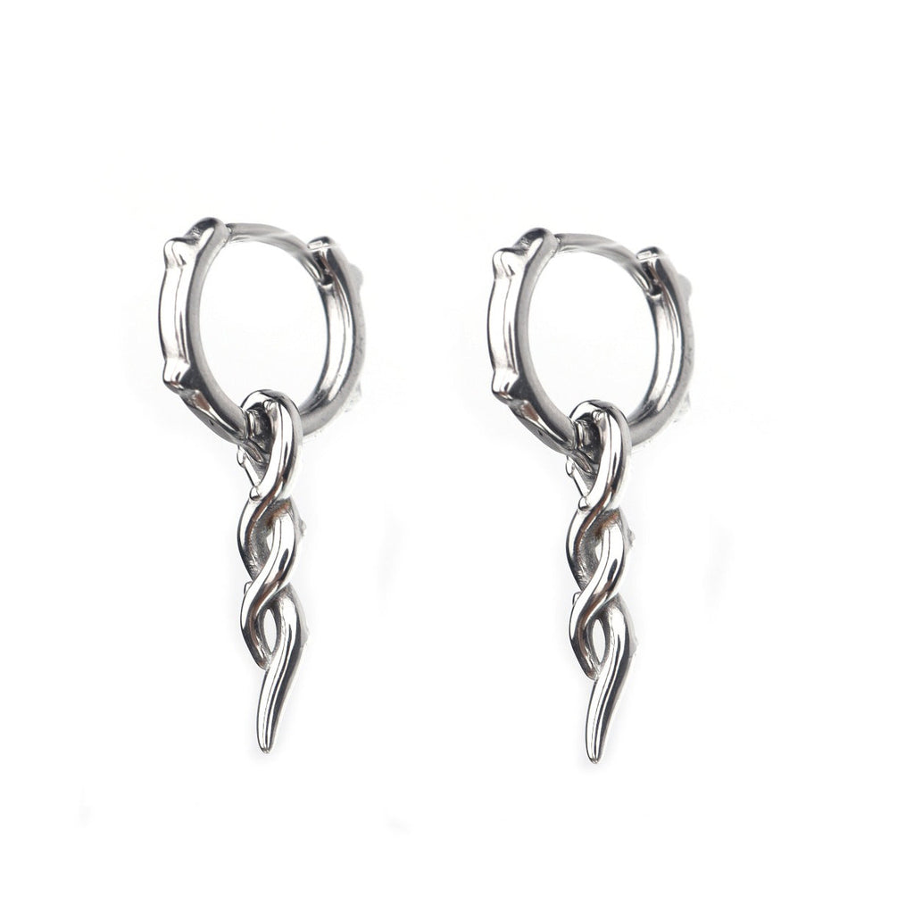Companion Twisted Stainless Steel Earrings - Companion Twisted Stainless Steel Earrings - Set by CRUXJEWELRY
