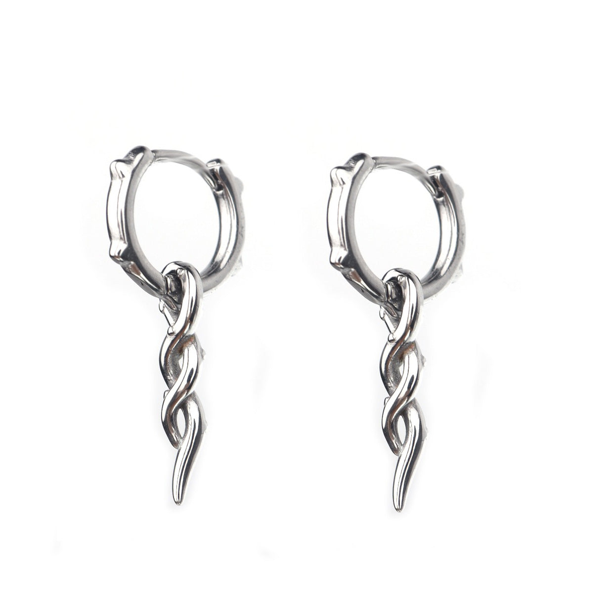 Companion Twisted Stainless Steel Earrings - Companion Twisted Stainless Steel Earrings - Set by CRUXJEWELRY
