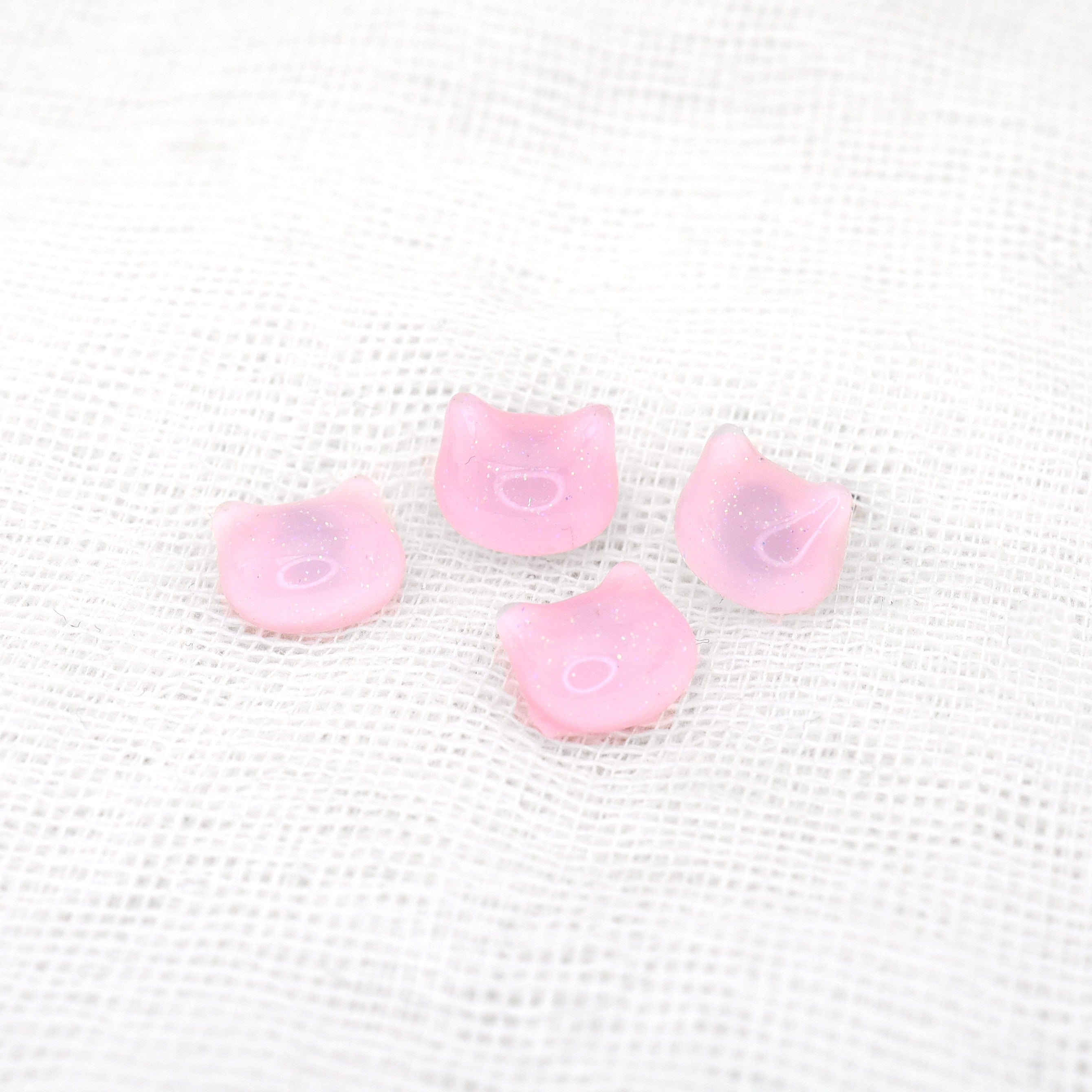 Resin Little Cat Face Tongue stud - Resin Little Cat Face Tongue stud - Deep Brown / 12mm / 1.2mm/16G by CRUXJEWELRY