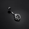 Strawberries S925 Sterling Silver Belly Ring - Strawberries S925 Sterling Silver Belly Ring - 6 mm by CRUXJEWELRY