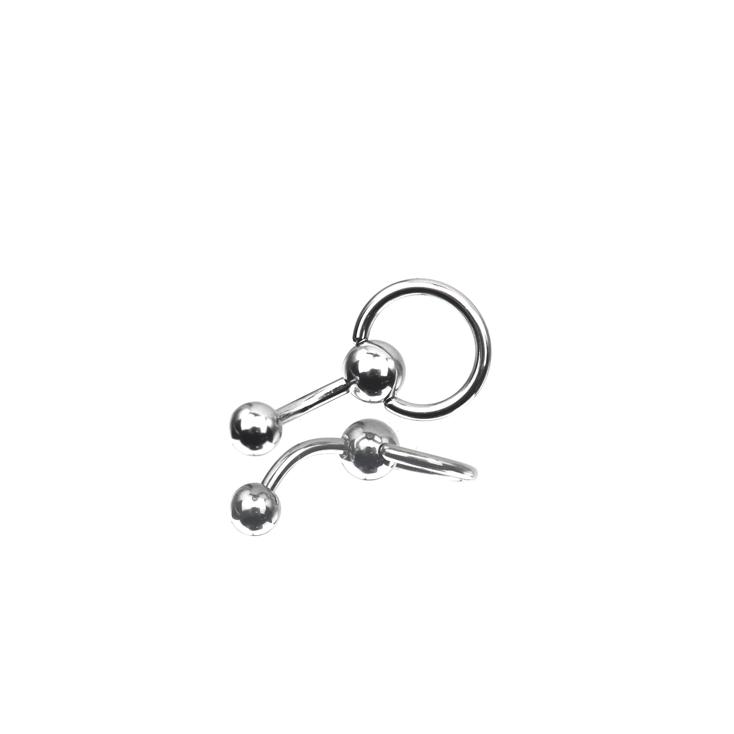 Spinning Ball stainless steel Belly Ring - Spinning Ball stainless steel Belly Ring - 1.2mm/16G / 6mm by CRUXJEWELRY