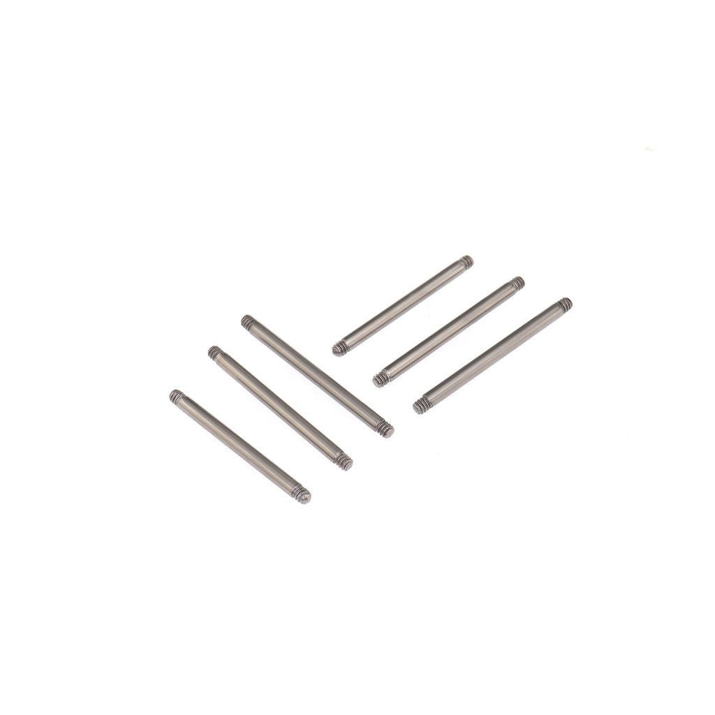 F136 Titanium Externally Threaded Tongue Bar Accessories - F136 Titanium Externally Threaded Tongue Bar Accessories - 10mm by CRUXJEWELRY