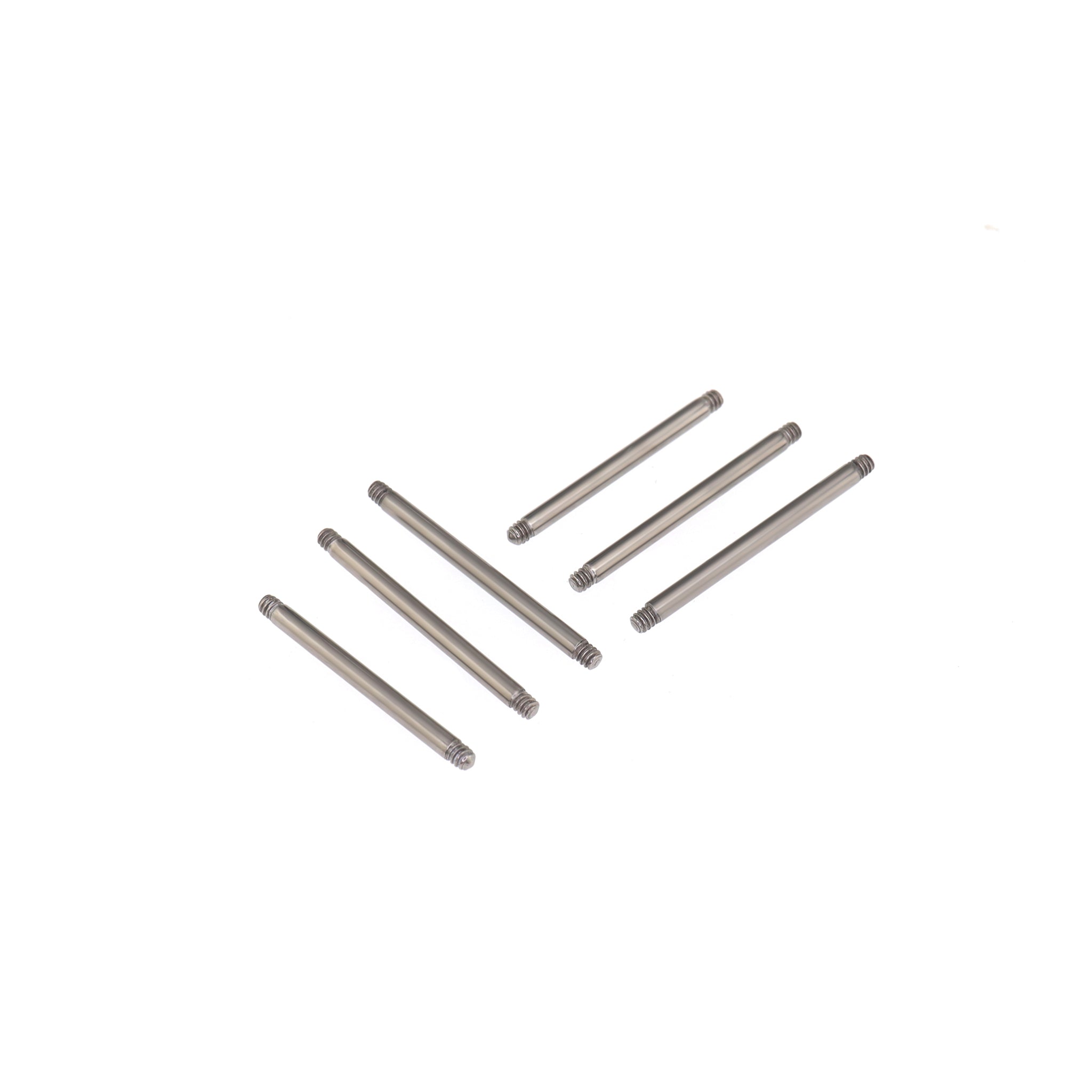 F136 Titanium Externally Threaded Tongue Bar Accessories - F136 Titanium Externally Threaded Tongue Bar Accessories - 10mm by CRUXJEWELRY