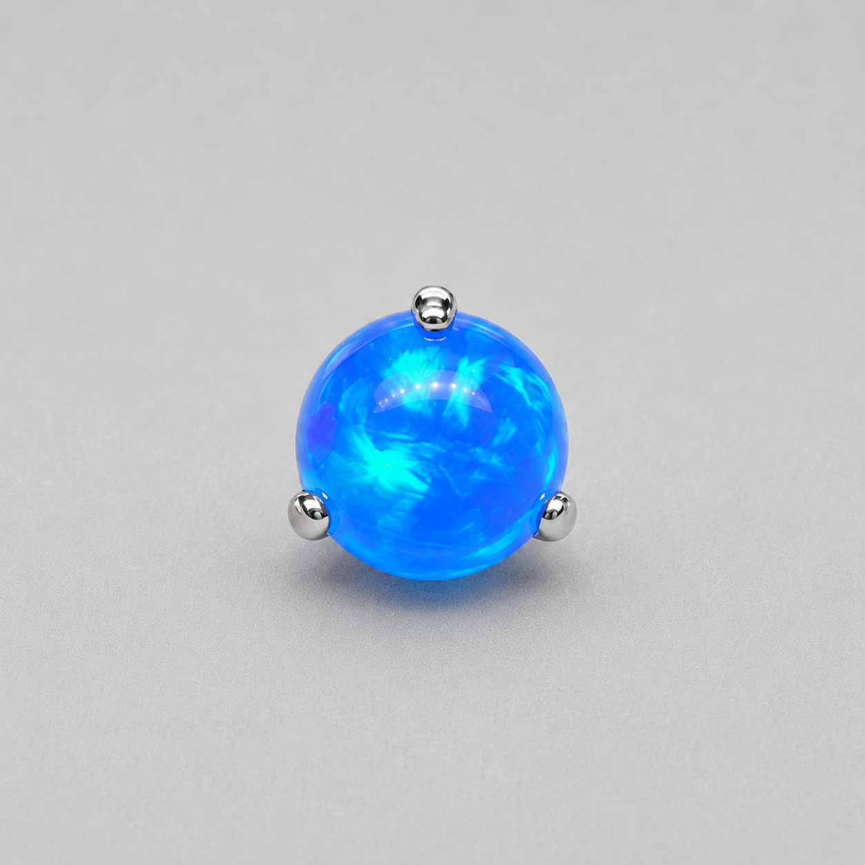 Multicolor Titanium Jelly Opal Piercing Top