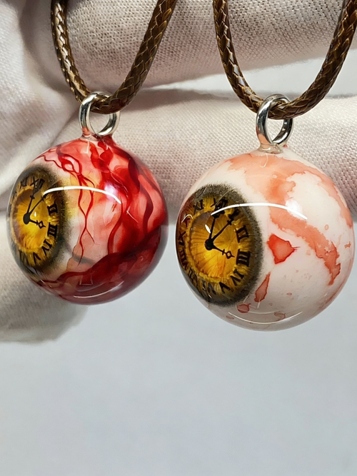 Tokisaki Kurumi Clock Eye Pendant | Date A Live Gothic Anime Jewelry(1PCS) - Crux Jewelry product image 2