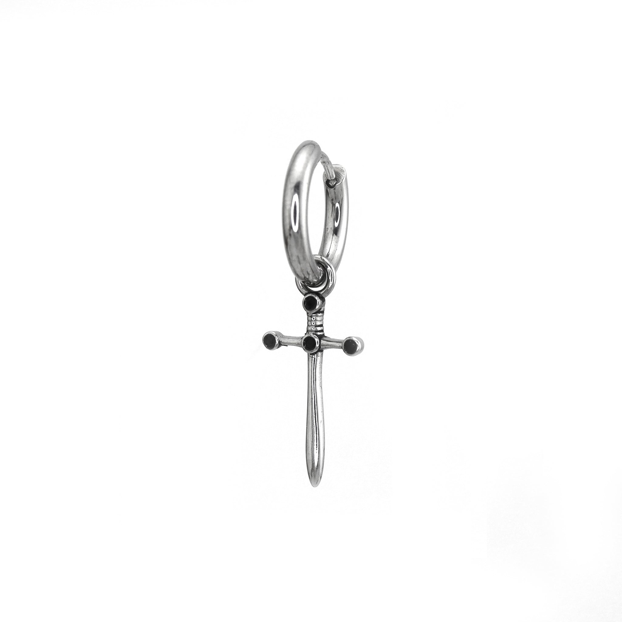 Sliver Dagger Statement stainless steel Earrings - Sliver Dagger Statement stainless steel Earrings - Single by CRUXJEWELRY