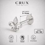 Crystal Fleur-de-Lis
