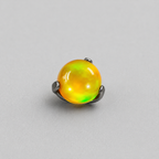 Titanium Nebula Opal Three-Prong Piercing Top