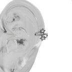 18G Double Pentagram CZ Segment Hoop - 18G Double Pentagram CZ Segment Hoop - Default Title by CRUXJEWELRY